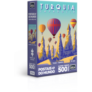 QUEBRA CABECA 500 PC NANO - TURQUIA CAPADOCIA - POSTAIS DO MUNDO