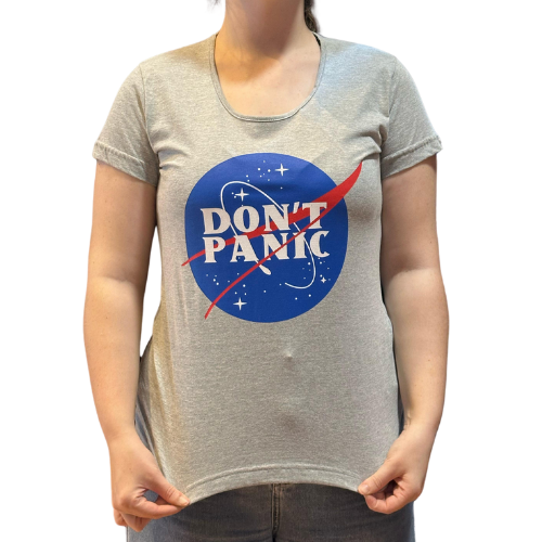 CAMISETA NASA DON`T PANIC