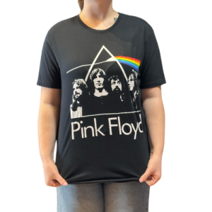 CAMISETA PINK THE DARK SIDE OF PRETO