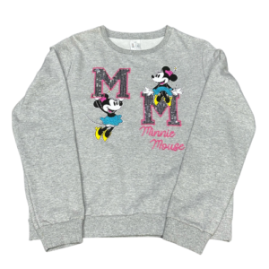 MOLETOM INFANTIL MINNIE (COR CINZA) - TAMANHO G