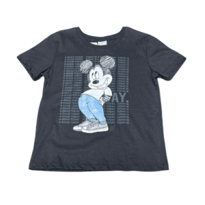 CAMISETA INFANTIL MICKEY (COR PRETO) - TAMANHO 12