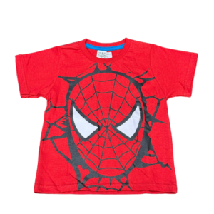 CAMISETA INFANTIL HOMEM ARANHA MASCARA