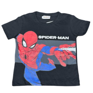 CAMISETA INFANTIL SPIDER MAN (COR PRETA)