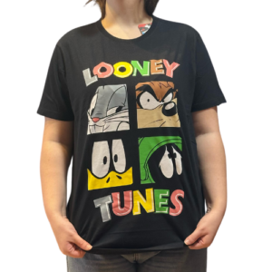 CAMISETA LOONEY QUADRINHOS PRETO