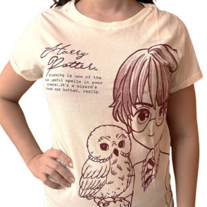 CAMISETA HARRY ANIME OFF WHITE