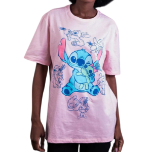 CAMISETA STITCH ROSE