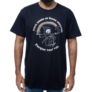 CAMISETA VIVA COMO SE FOSSE MORRER