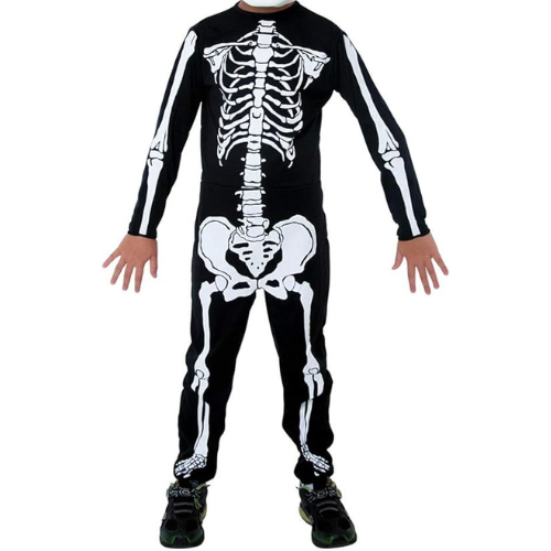 FANTASIA ESQUELETO LONGO INFANTIL
