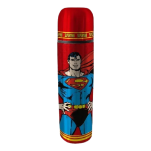 GARRAFA TERMICA ACO INOX/PP DC SUPERMAN VERMELHA