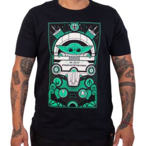 CAMISETA STAR WARS CHILD POSTER PRETO