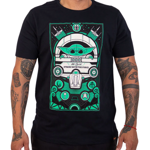 CAMISETA STAR WARS CHILD POSTER PRETO