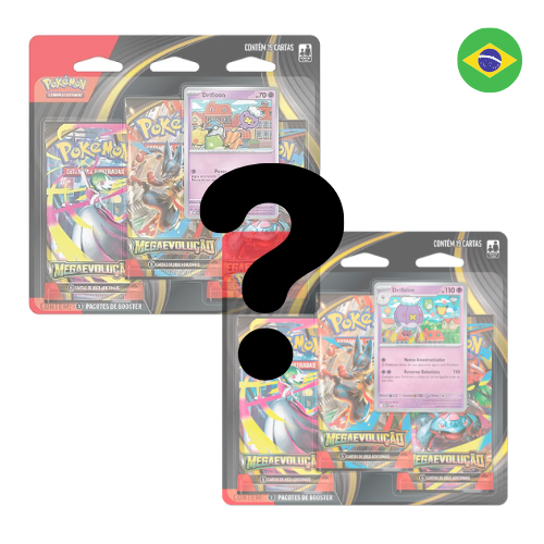 BLISTER TRIPLO MEGA EVOLUÇÕES