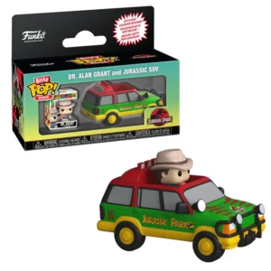 FUNKO POP BITTY DR. ALAN GRANT E JURASSIC SUV