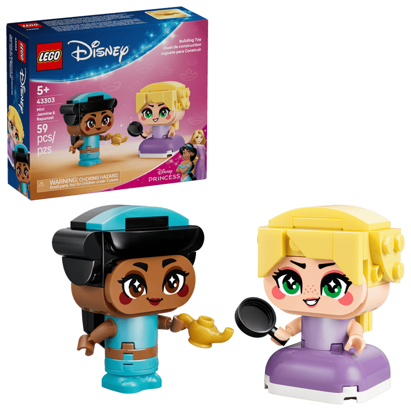 MINI JASMINE E RAPUNZEL