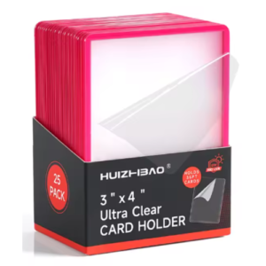 KIT TOPLOADER RIGIDO 25 UN - VERMELHO