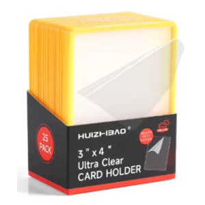KIT TOPLOADER RIGIDO 25 UN - AMARELO