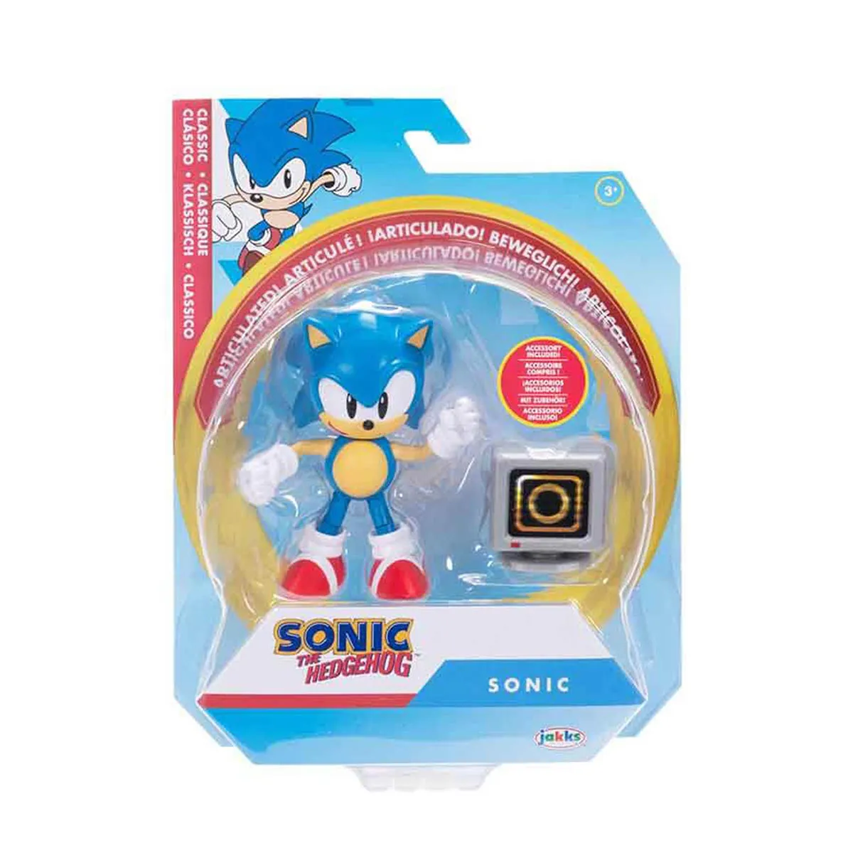 BONECO ARTICULADO SONIC C/ CAIXA DE ITEM