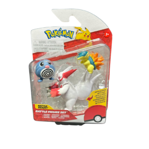 BONECO ARTICULADO POKEMON - CYNDAQUIL, ZANGOSE E POLIWAG