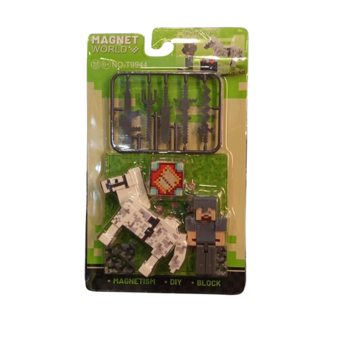 KIT FIGURE MAGNÉTICO MINECRAFT - ENCHANTMENT PLATAFORM