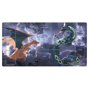 PLAYMAT CHARIZARD E RAYQUAZA
