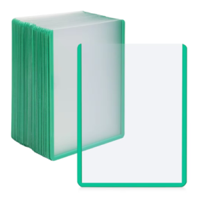 KIT TOPLOADER RIGIDO 25 UN - VERDE