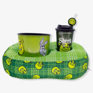 KIT ALMOFADA PIPOCA INFANTIL PLUSH FIBRA SHREK