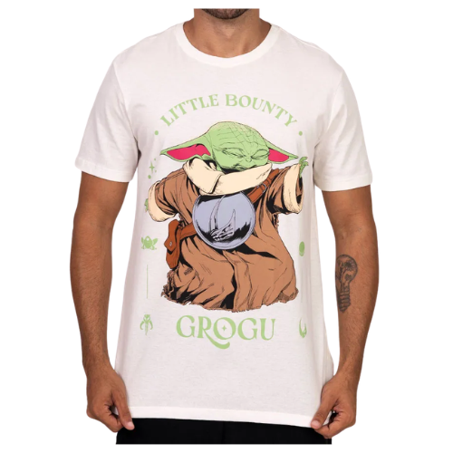 CAMISETA STARS WARS GROGU - OFF WHITE