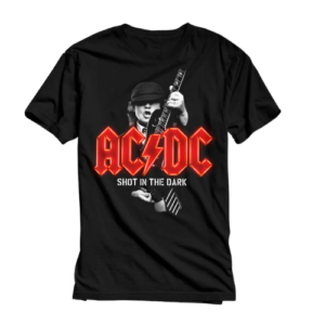 CAMISETA  ACDC SHOT - PRETO