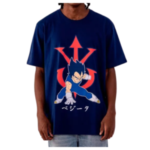 CAMISETA JUVENIL DRAGON BALL - AZUL MARINHO
