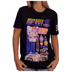 CAMISETA HELLO KITTY - PRETO
