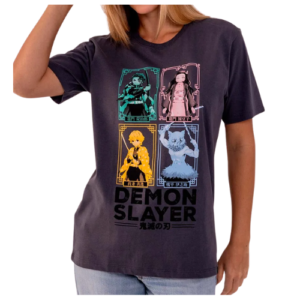 CAMISETA JUVENIL DEMON SLAYER - CHUMBO
