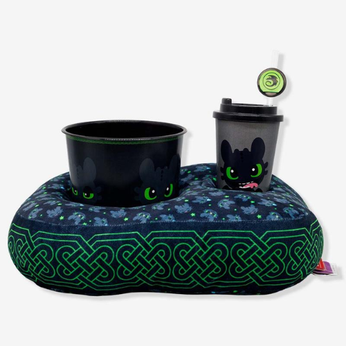KIT ALMOFADA PIPOCA INFANTIL PLUSH FIBRA FURIA DA NOITE
