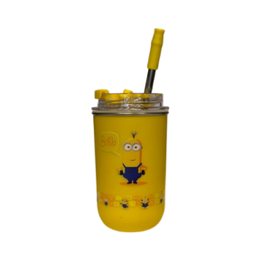 COPO NEO C/CANUDO 500ML MINIONS