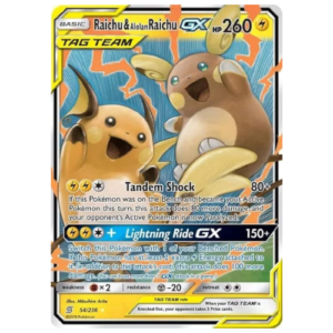 RAICHU E RAICHU DE ALOLA GX (54/236)