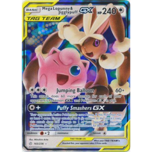MEGA LOPUNNY E JIGGLYPUFF GX (165/236)
