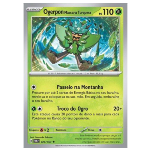 OGERPON MASCARA TURQUESA - FOIL (024/167)
