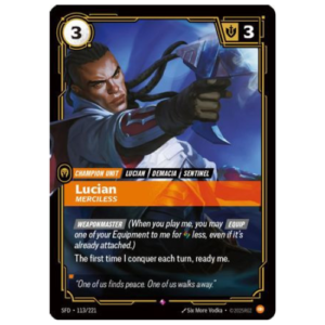 LUCIAN MERCILESS SFD - 113/221