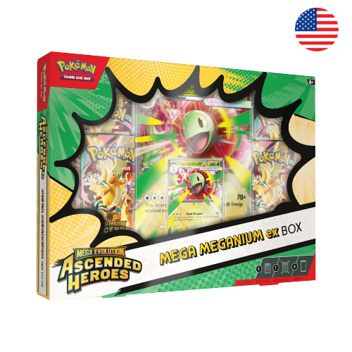 BOX ASCENDED HEROES MEGA MEGANIUM EX - INGLÊS