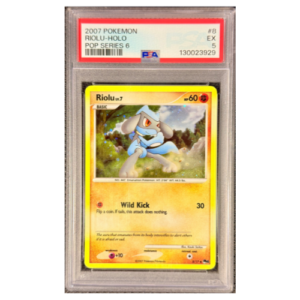 RIOLU-HOLO POKEMON POP SERIES 6 - PSA 5