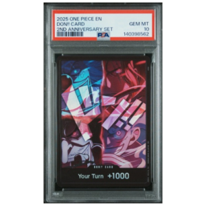 ONE PIECE ENGLISH VERSION 2ND ANV SET DON!! CARD - PSA 10