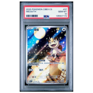 MEOWTH C-GEM PACK VOL 3 - PSA 10