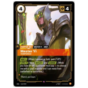 MASTER YI UNL - 113/219