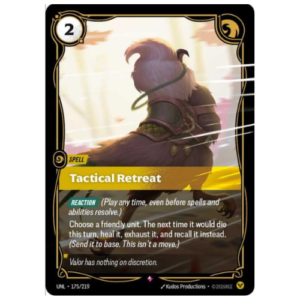 TACTICAL RETREAT UNL - 175/219