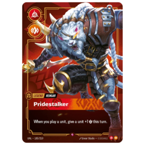 PRIDESTALKER UNL - 183/219