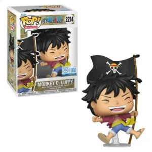 FUNKO POP LUFFY COM BANDEIRA 2214