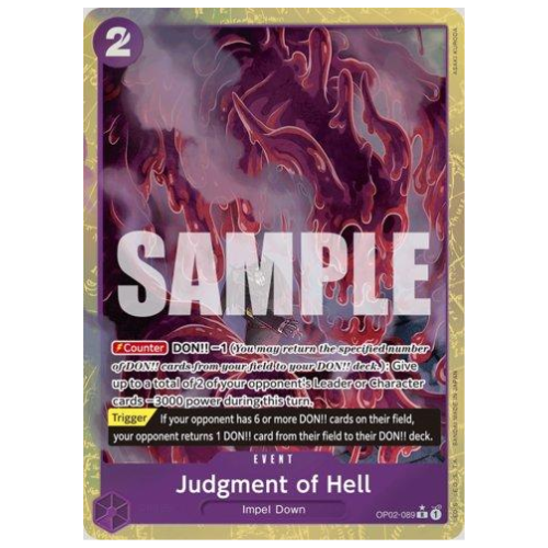 JUDGMENT OF HELL (OP02-089)