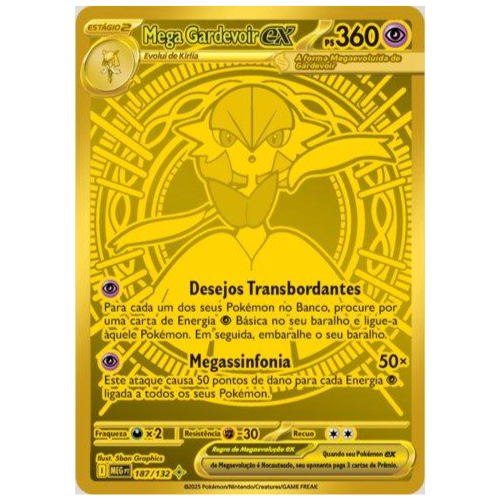MEGA GARDEVOIR EX GOLD (187/132)