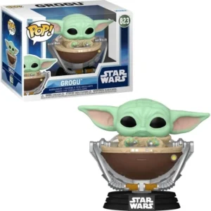 FUNKO POP GROGU NO CARRINHO 823