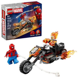 HOMEM-ARANHA VS. MOTOQUEIRO FANTASMA COM MOTOCICLETA