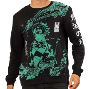 MOLETON DEMON SLAYER TANJIRO - PRETO